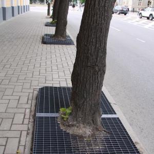 Puristehitsattu ritilä